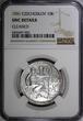 Czech Republic 10 Korun Czechoslovakia Silver 1931  30 mm NGC UNC DETAILS KM# 15 (002)