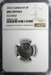 5 Pfennig Germany Empire Wilhelm II Iron 1921 D  NGC UNC DETAILS Munich KM#19 (6)