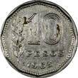 10 Pesos Argentina 1963  