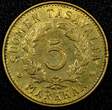 5 Markkaa FINLAND Aluminum-Bronze 1951 H  UNC KM# 31a (21 030)