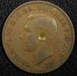 United Kingdom 1/2 Penny Great Britain George VI Bronze 1938  KM# 844 (24 228) Uncertified