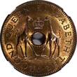 Unknown 1/2 Penny Rhodesia And Nyasaland Bronze 1958  NGC MS64 RB GEM BU KM# 1 (011)