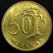 50 Pennia Finland Aluminum-Bronze 1953 H  UNC/BU KM# 40 (24 142)