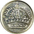 10 Öre Sweden Gustaf VI SILVER 1956  UNC KM# 823 (22 095)