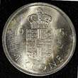 1 Krone Denmark Margrethe II Copper-Nickel 1975  UNC Toned KM# 862.1 (27 268)