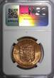 1/12 Shilling Jersey Elizabeth II Bronze 1966  NGC MS64 RD TOP GRADED KM# 26 (25)
