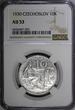 Czech Republic 10 Korun Czechoslovakia Silver 1930  30 mm NGC AU53 KM# 15 (025)