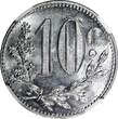 10 Centimes ALGERIA 1916  Chamber of Commerce NGC MS65 TOP GRADED KM# TnA5 (22)