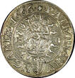 3 Kreuzer Austria Hungary Leopold I Silver 1666  XF .Toned KM# 1116 (21 741) Uncertified