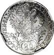 20 Kreuzer Austria Franz II Silver 1806 A  Vienna NGC UNC DETAILS KM#2140 (27)