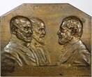 Medal AUSTRIA  plaque 1904 by S.Schwartz.25th Technological Trade Museum 86x70 mm