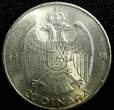 20 Dinara Yugoslavia Petar II Silver 1938  1 Year Type KM# 23 (23 769) Uncertified