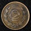 2 Centavos MEXICO Bronze 1906  	Narrow Date KM# 419 (27 892) Uncertified