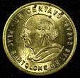 1 Centavo 1990 Guatemala Bartolome de las Casas Brass 1991  UNC KM# 275.3 (24 620)