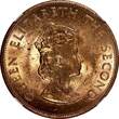 1/12 Shilling Jersey Elizabeth II Bronze 1966  NGC MS64 RD TOP GRADED KM# 26 (25)