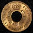United Kingdom 1 Cent East Africa Elizabeth II Bronze 1956 H  GEM BU Heaton