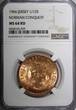 1/12 Shilling Jersey Elizabeth II Bronze 1966  NGC MS64 RD TOP GRADED KM# 26 (25)