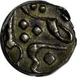1/2 RUPEE India-Princely States BARODA Sayaji Rao III Silver 1294(1877)  Y#28(8) Uncertified