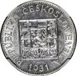 Czech Republic 10 Korun Czechoslovakia Silver 1931  30 mm NGC UNC DETAILS KM# 15 (002)