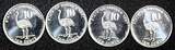 10 Cents Eritrea 1997  Ostrich GEM BU KM# 45 RANDOM PICK (1 Coin) (84) Uncertified
