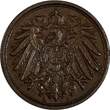 1 Pfennig Germany - Empire Wilhelm II Copper 1904 A  UNC KM# 10 (20 183)
