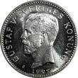 2 Kronor Sweden Gustav V Silver 1922 -W  Mintage-201,821 NICE UNC KM# 787 (633)