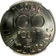 100 Forint HUNGARY 1988 BP  World Cup Soccer NGC MS67 1 GRADED HIGHEST KM#664 (9)