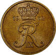 5 Øre Denmark Frederik IX Bronze 1962  Choice UNC .Luster KEY DATE KM# 848.1 (12)