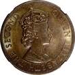 1/12 Shilling JERSEY Elizabeth II 1954  Liberat. 1945 NGC MS63 BN TOP GRADE KM#20