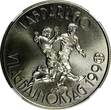 100 Forint HUNGARY 1988 BP  World Cup Soccer NGC MS67 1 GRADED HIGHEST KM#664 (9)
