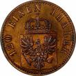 Germany 3 Pfennig German States PRUSSIA Wilhelm I 1872-B  Nice Toning UNC KM# 482(10 282)