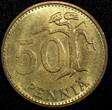 50 Pennia Finland Aluminum-Bronze 1964 S  UNC/BU Toned KM# 48 (24 111)