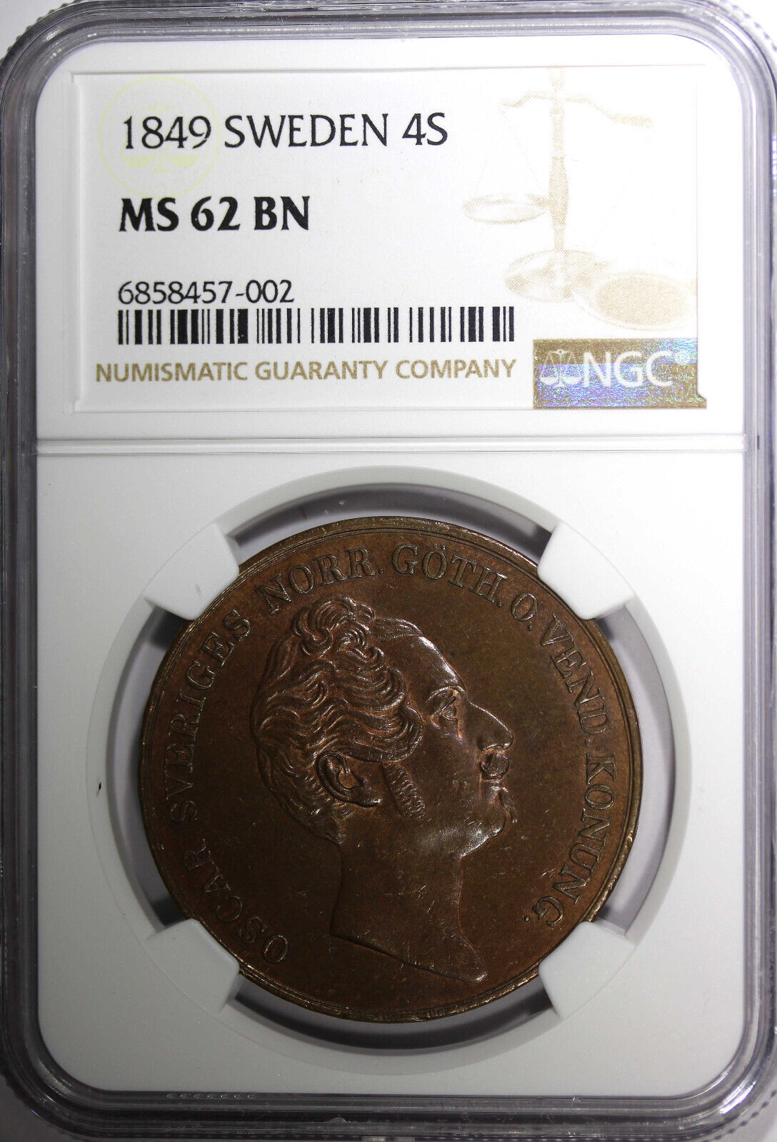 『NGC MS63』エクアドル5スクレ銀貨(1944年) NGC MS63』エクアドル5スクレ銀貨(1944年)