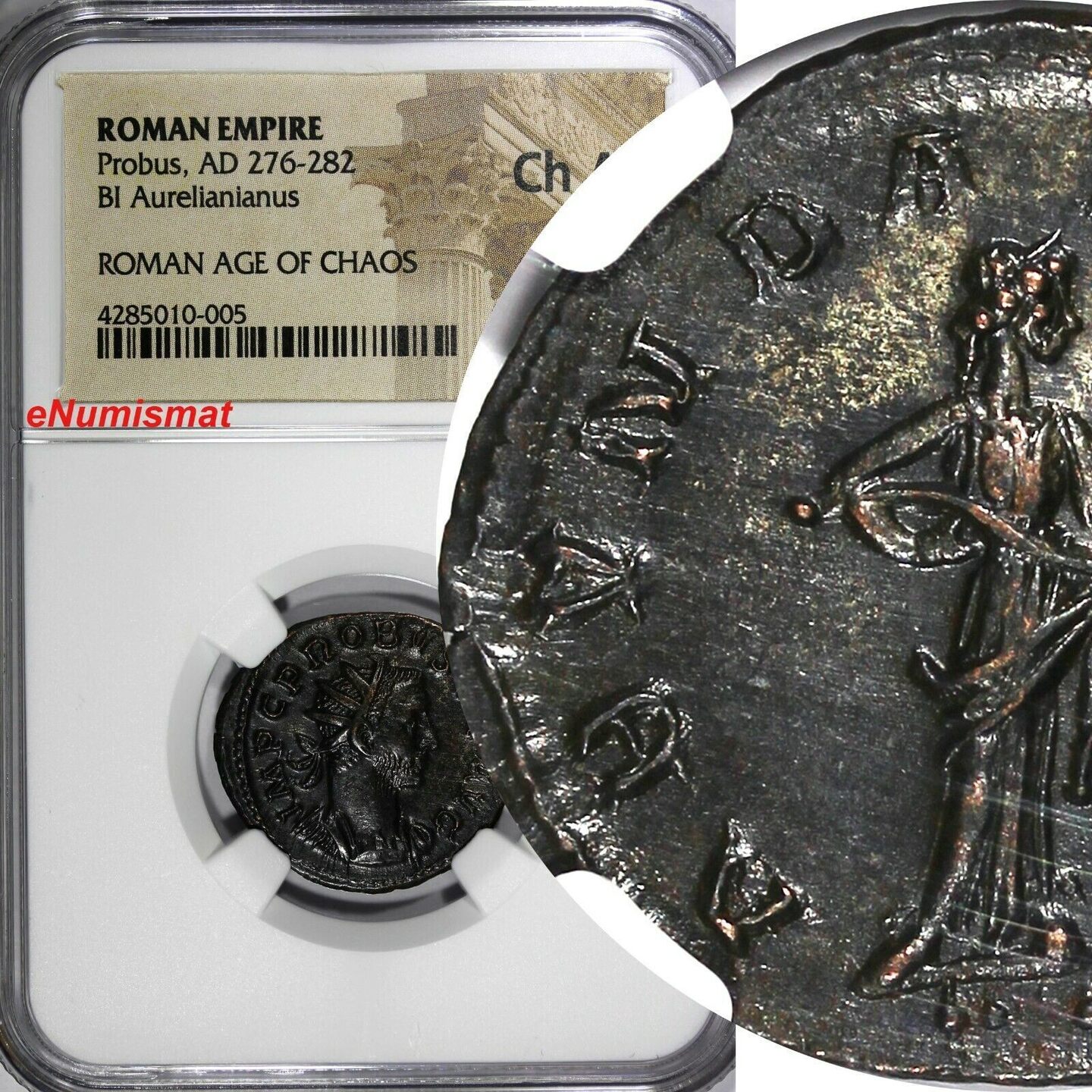 276 AD ROMAN EMPIRE,Probus,AD 276-282 BI Aurellanianus /Abundantia NGC