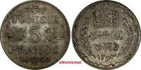 Tunisia 5 Francs 1934 Tunisia Silver 1353 (1934)  Toned KM# 261 (18 942)... 178.58 元  ＋  107.15 元 运费