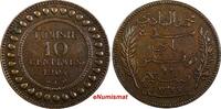 Tunisia 10 Centimes 1904 Tunisia Muhammad IV Bronze 1904 A  Toned KM# 22... 125.00 元  ＋  107.15 元 运费