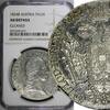 Austria 1 Taler 1824 Austria Franz I Silver 1824 B  Kremnitz Mint NGC AU... 325.00 US$ free shipping