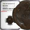 Denmark 2 Øre 1906 Denmark Christian IX 1906  NGC MS63 BN Last Year Type... 75.00 US$  +  5.00 US$ shipping