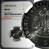 Haiti 5 Centimes 1997 Haiti 1997  NGC MS64 Charlemagne Peralte Magnetic ... 30.00 US$  +  5.00 US$ shipping