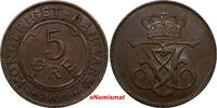 Denmark Bronze 1907 Denmark Frederik VIII  1907 VBP; GJ 5 Ore aUNC Condi... 35.00 US$  +  5.00 US$ shipping