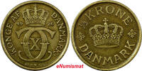 Denmark 1/2 Krone 1926 Denmark Christian X 1926 HCN;GJ  KEY DATE Mintage... 20.00 US$  +  5.00 US$ shipping