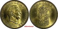 Denmark 2 Kroner 1957 Denmark Frederik IX Aluminum-Bronze 1957 C S  GEM ... 20.00 US$  +  5.00 US$ shipping