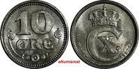 Denmark Ore 1920 Denmark Christian X 1920 HCN; GJ 10 Ore UNC KM# 818.2a ... 20.00 US$  +  5.00 US$ shipping