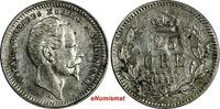Sweden Ore SWEDEN Oscar I Silver 1856 S.T. 25 Ore KM# 684 (15 567) -