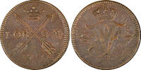Sweden Ore Sweden Frederick I Copper 1750 1 Ore Last Year Type Mint-353,000 KM# 416.1 (358) -
