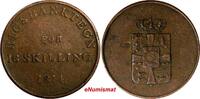 Denmark 16 Skilling 1814 Denmark Frederik VI Copper 1814  1 YEAR Token C... 30.00 US$  +  5.00 US$ shipping