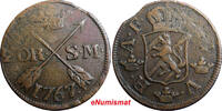 Sweden Ore SWEDEN COPPER Adolf Frederick 1767 2 Ore,S.M Low Mintage:467,000 KM#461 (2379) -