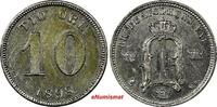 Sweden Ore SWEDEN Oscar II Silver 1898 EB 10 Ore Large lettering KM# 755 (11 004) -