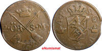 Sweden Ore SWEDEN COPPER Adolf Frederick 1762 2 Ore, S.M. Brown KM# 461 (2326) -