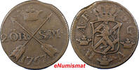 Sweden Ore Sweden Adolf Frederick Copper 1767 2 Ore, S.M. Low Mintage-467,000 KM# 461 (24) -